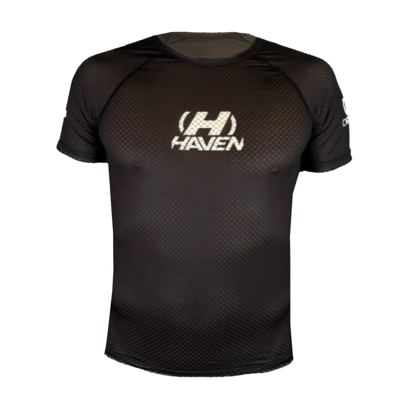 HAVEN Cyklistické tričko s krátkym rukávom - DRY2SKIN KID - čierna