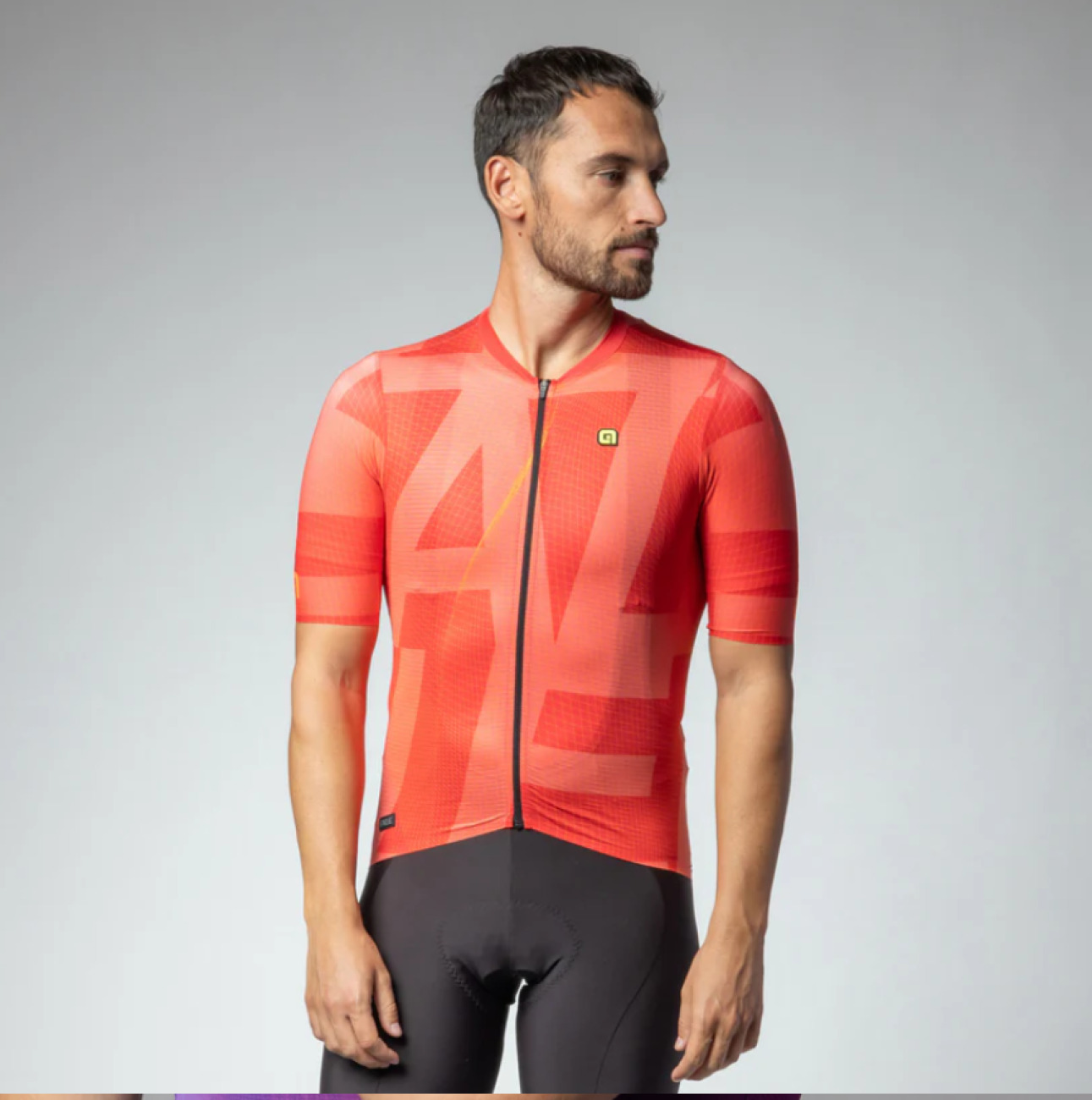 ALÉ Cyklistický dres s krátkym rukávom - PR-E SYNERGY - červená
