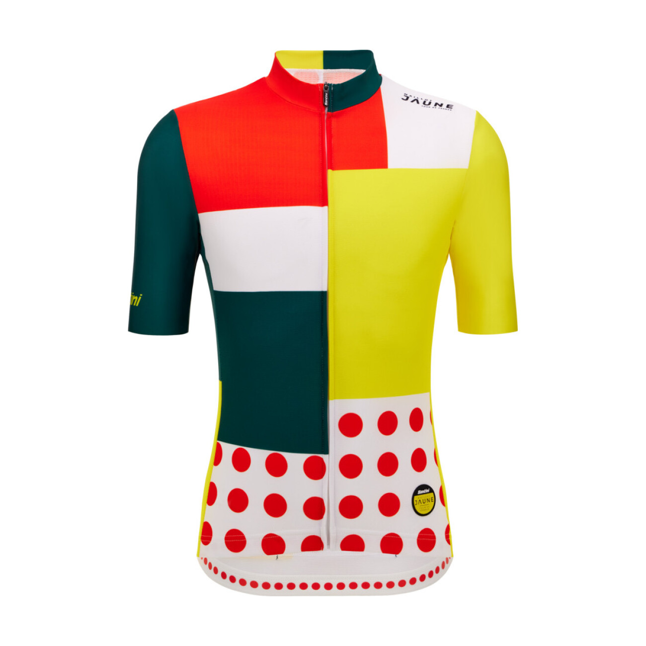 SANTINI Cyklistický dres s krátkym rukávom - TDF COMBO - viacfarebná