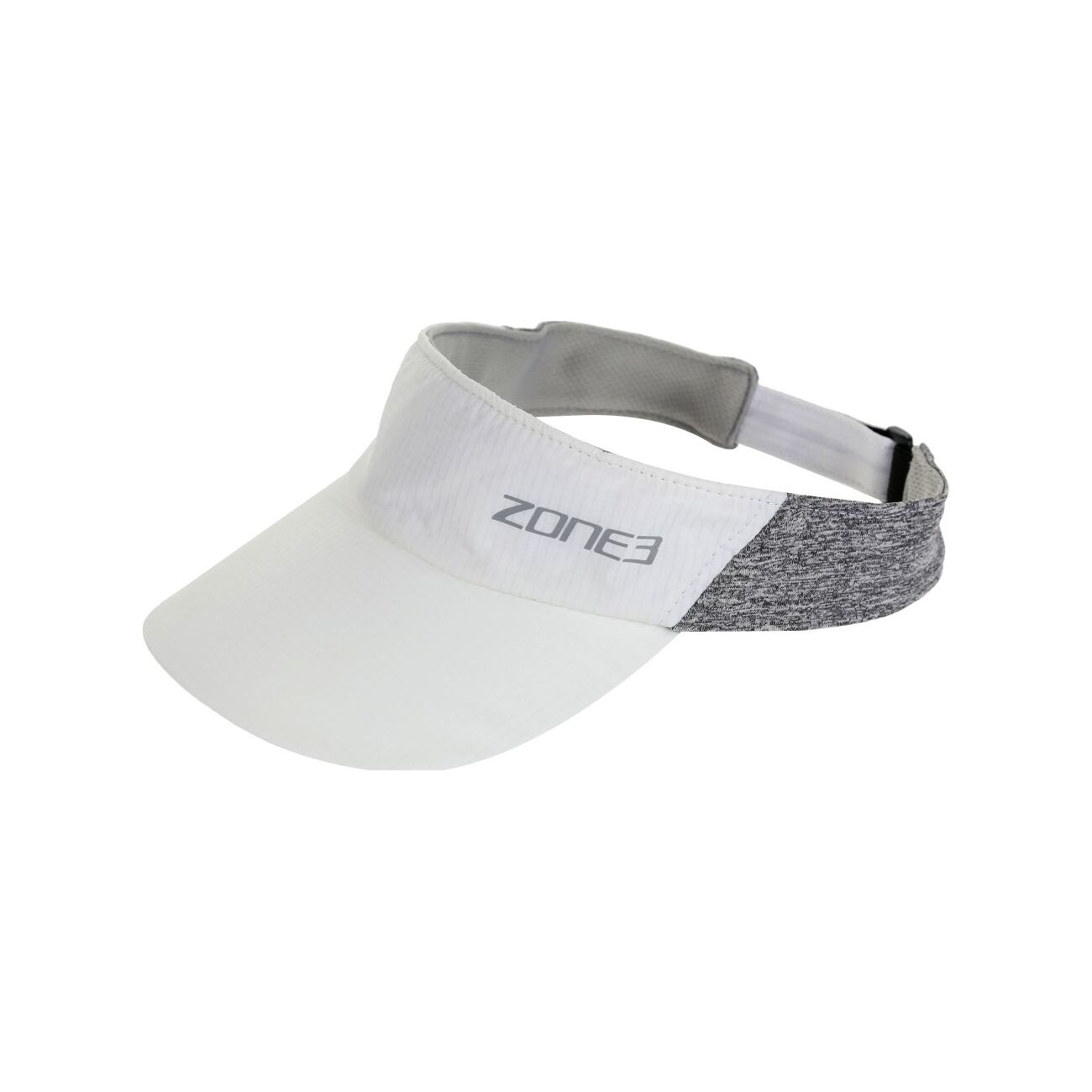 ZONE3 šilt - LIGHTWEIGHT RACE VISOR - biela/šedá UNI