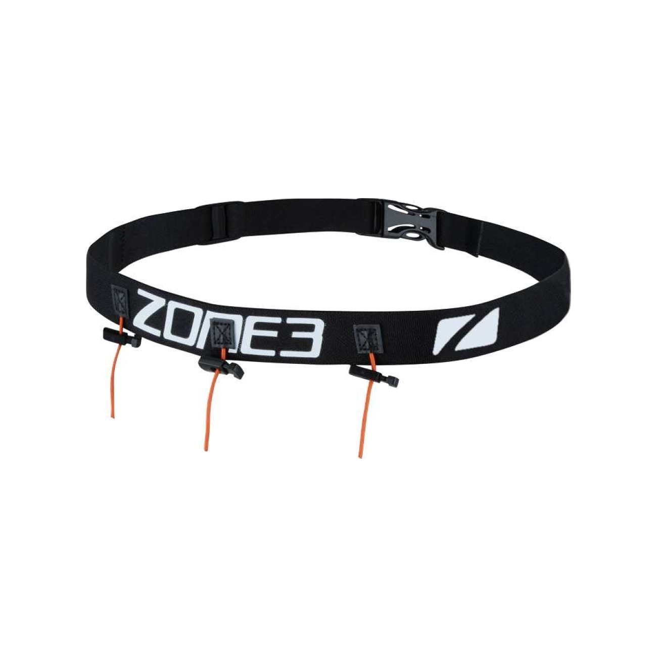 ZONE3 opasok - RACEBELT-GEL LOOPS - čierna/biela