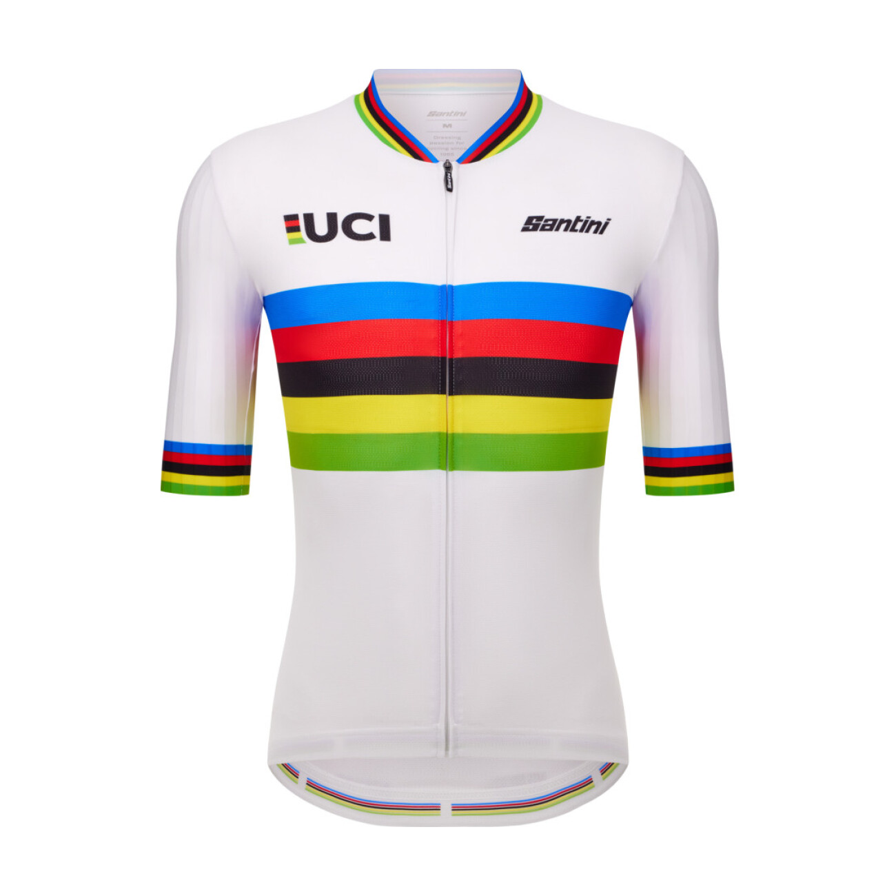 SANTINI Cyklistický dres s krátkym rukávom - UCI WORLD CHAMPION - viacfarebná