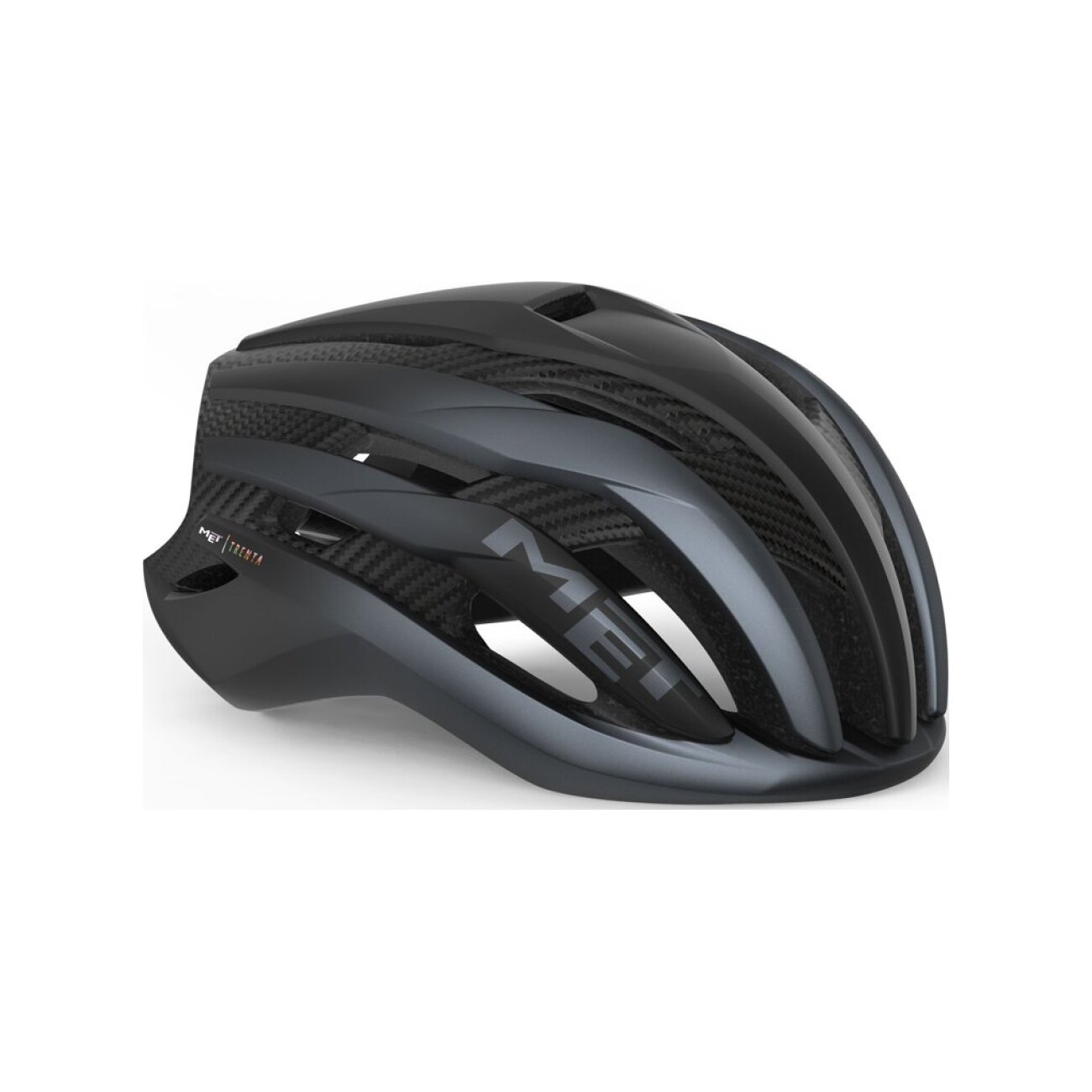 MET Cyklistická prilba - TRENTA 3K MIPS - čierna (52-56 cm)