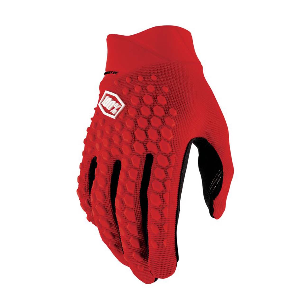 E-shop 100% SPEEDLAB Cyklistické rukavice dlhoprsté - GEOMATIC - červená XL