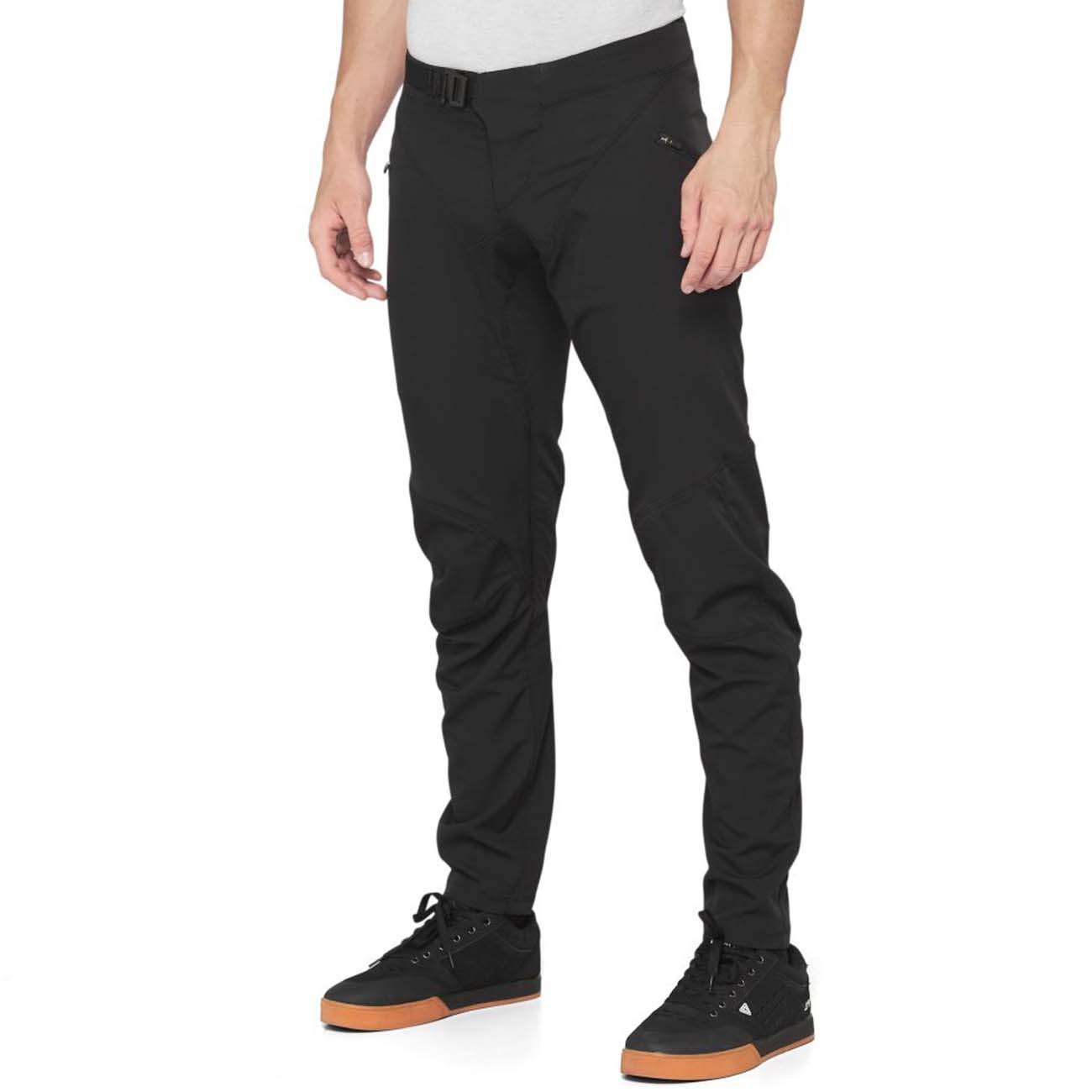 E-shop 100% SPEEDLAB Cyklistické nohavice dlhé bez trakov - AIRMATIC - čierna XL