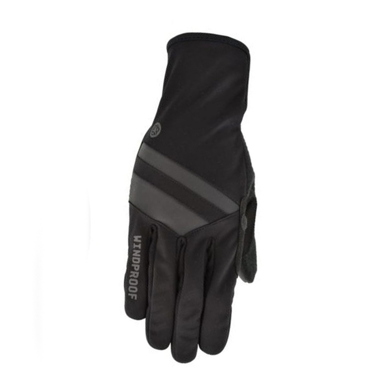 E-shop AGU Cyklistické rukavice dlhoprsté - WINDPROOF - čierna