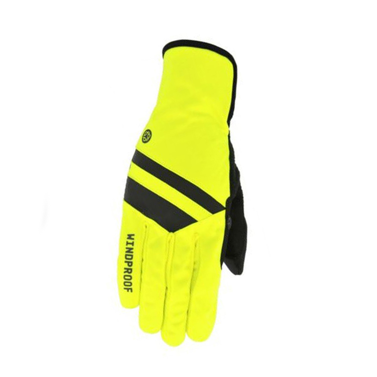 E-shop AGU Cyklistické rukavice dlhoprsté - WINDPROOF - čierna/žltá