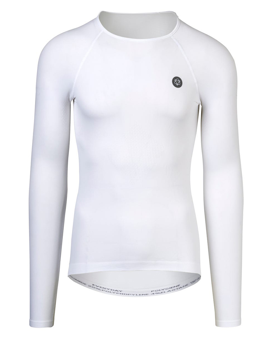 E-shop AGU Cyklistické tričko s dlhým rukávom - EVERYDAY - biela
