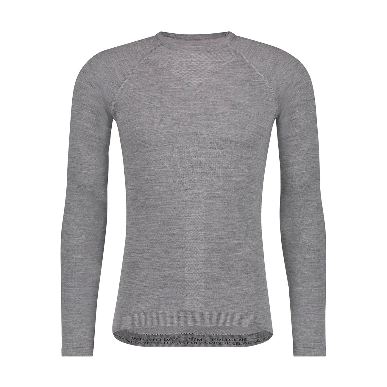 E-shop AGU Cyklistické tričko s dlhým rukávom - WINTERDAY MERINO - šedá