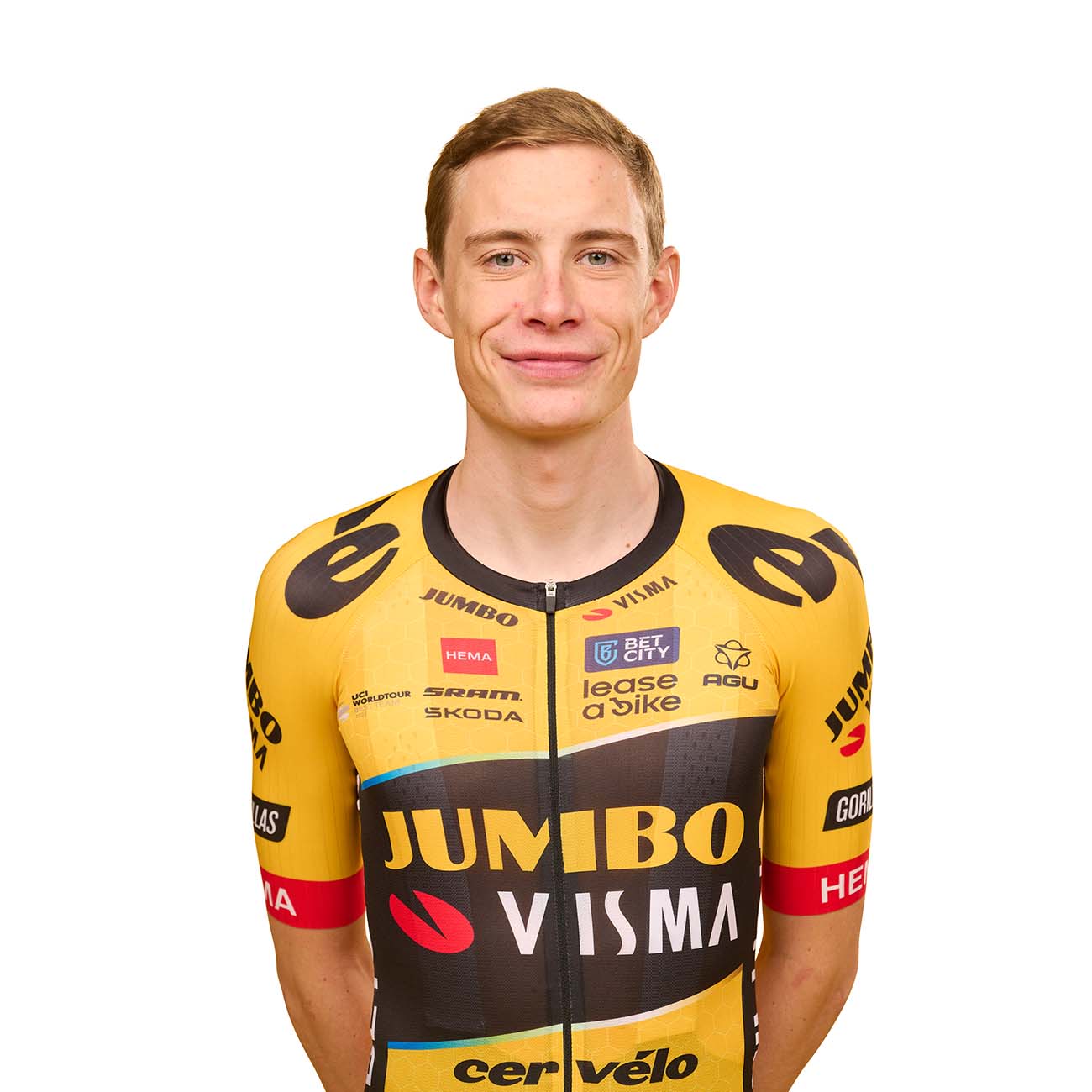 
                AGU Cyklistický dres s krátkym rukávom - JUMBO-VISMA 2023 JONAS VINGEGAARD - čierna/žltá 3XL
            