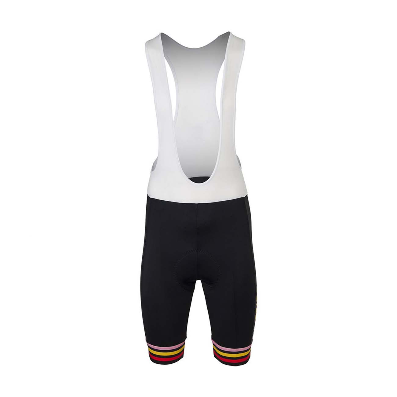 E-shop AGU Cyklistické nohavice krátke s trakmi - JUMBO-VISMA TRIPLE VICTORY 2023 - čierna