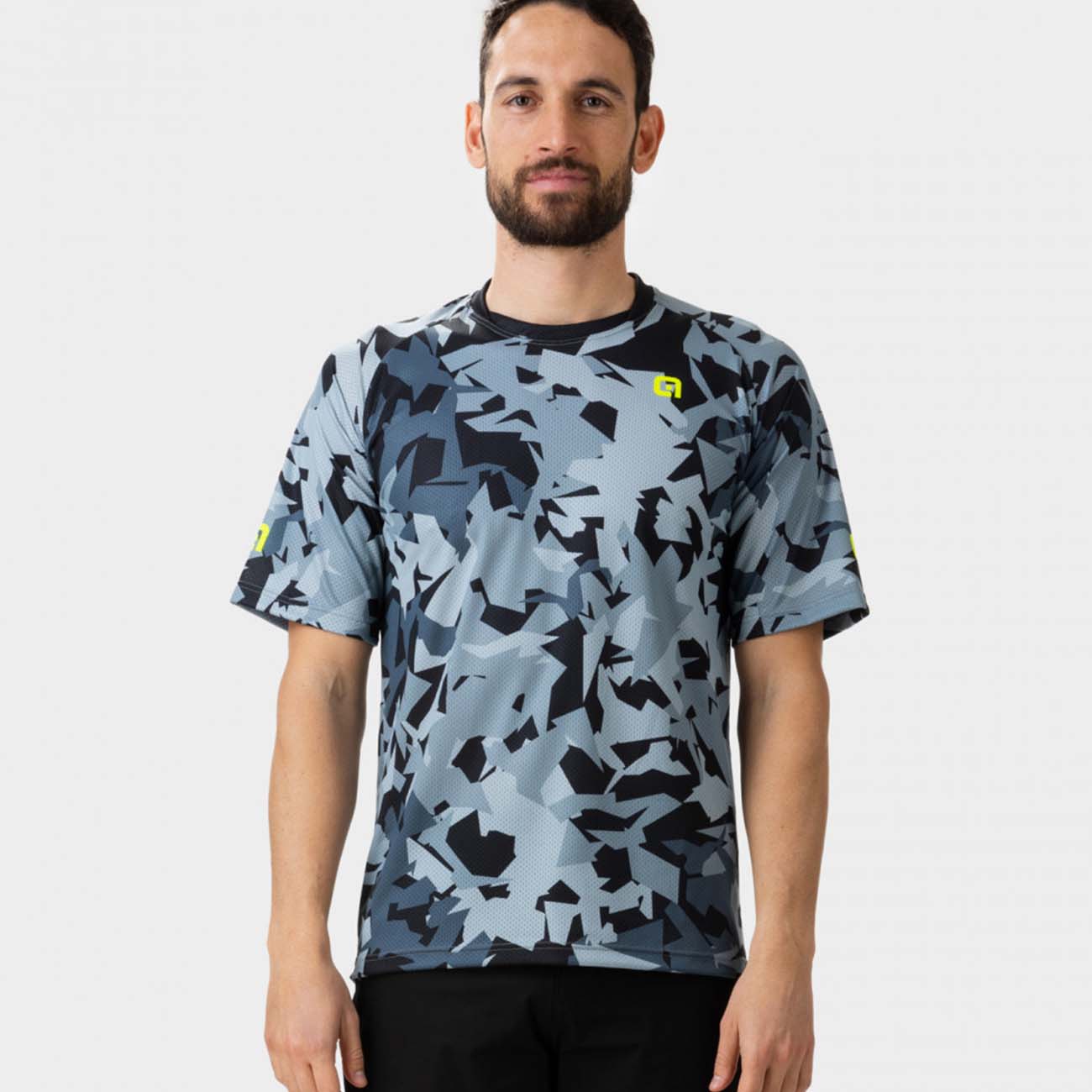 
                ALÉ Cyklistický dres s krátkym rukávom - CORNER OFF ROAD - čierna/šedá 3XL
            