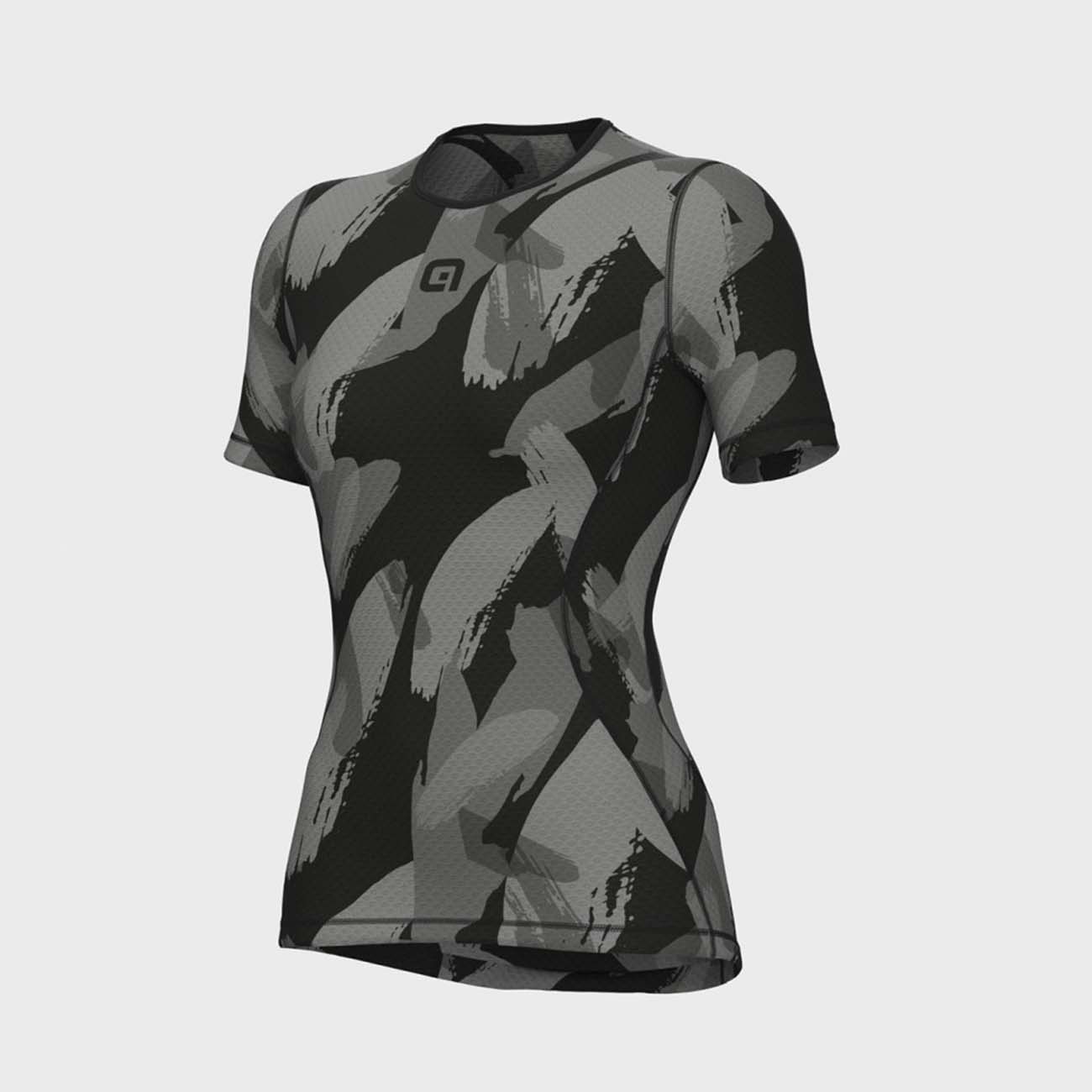 E-shop ALÉ Cyklistické tričko s krátkym rukávom - BRUSH INTIMO LADY - čierna/šedá