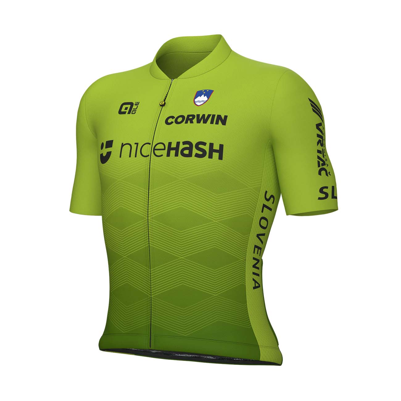 
                ALÉ Cyklistický dres s krátkym rukávom - SLOVENIA NATIONAL 23 - zelená 5XL
            