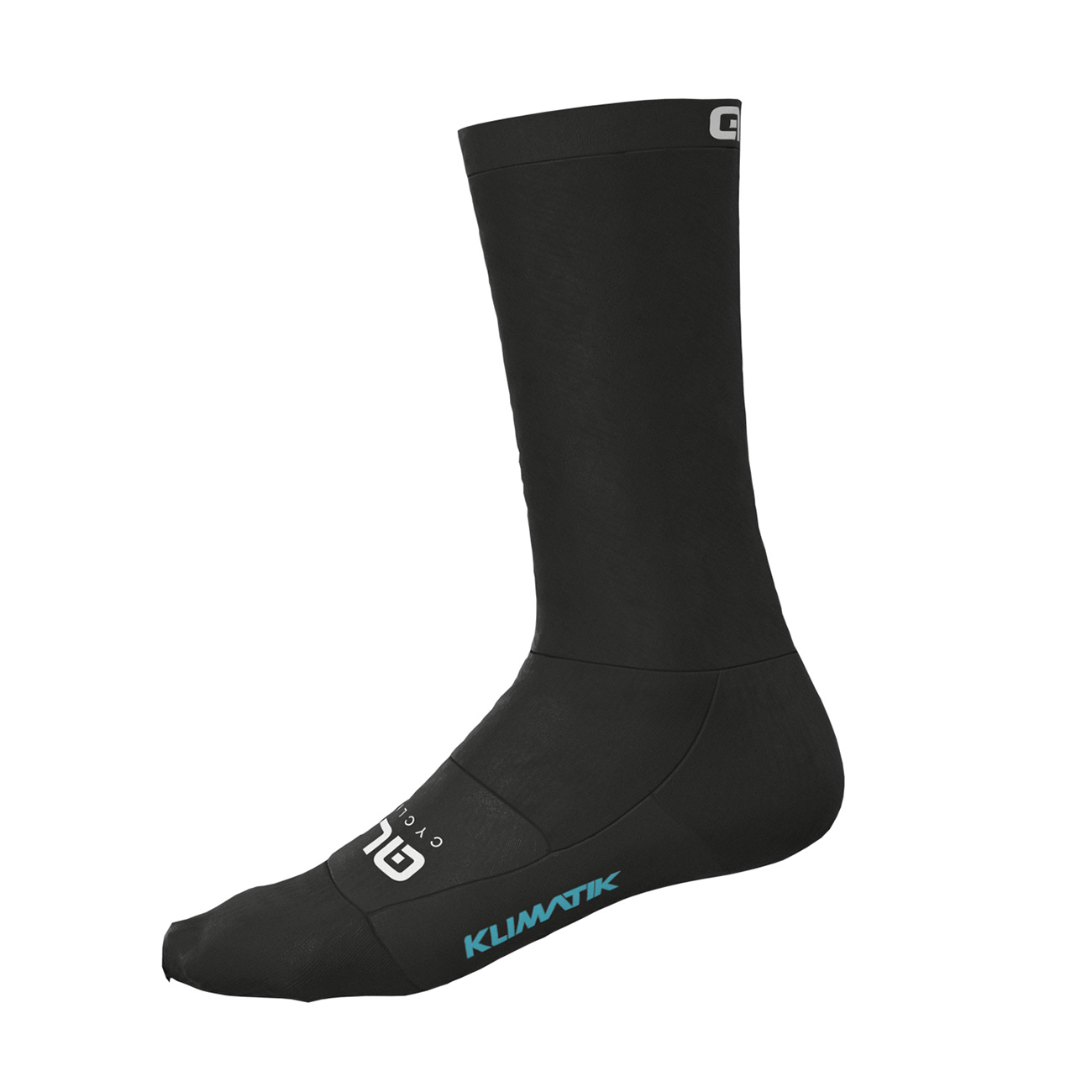 
                ALÉ Cyklistické ponožky klasické - TEAM KLIMATIK H22 - čierna/biela
            