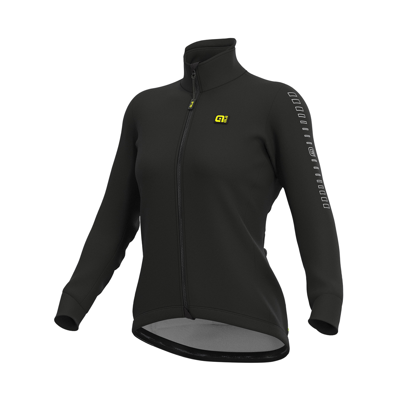 E-shop ALÉ Cyklistická vetruodolná bunda - FONDO LADY WNT - čierna S