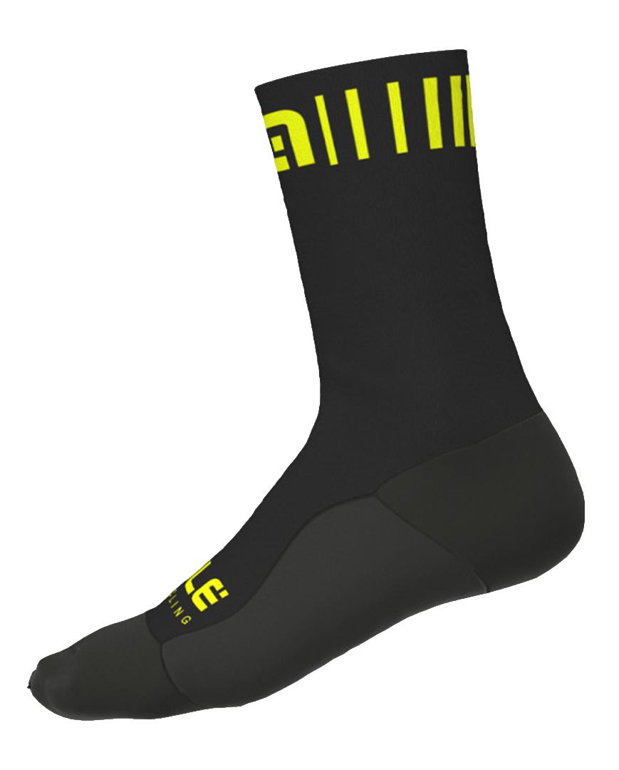 
                ALÉ Cyklistické ponožky klasické - STRADA WINTER 18 - žltá/čierna/biela S
            