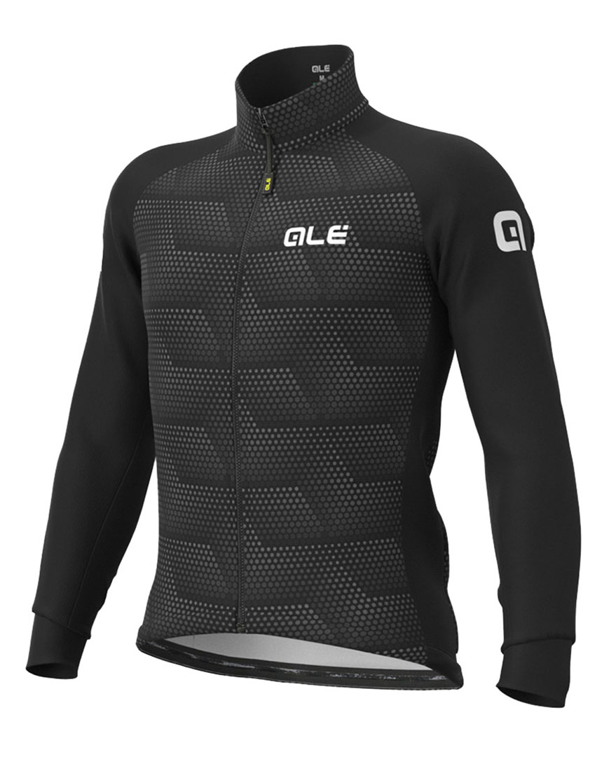 
                ALÉ Cyklistická zateplená bunda - SOLID SHARP WINTER - čierna/šedá
            