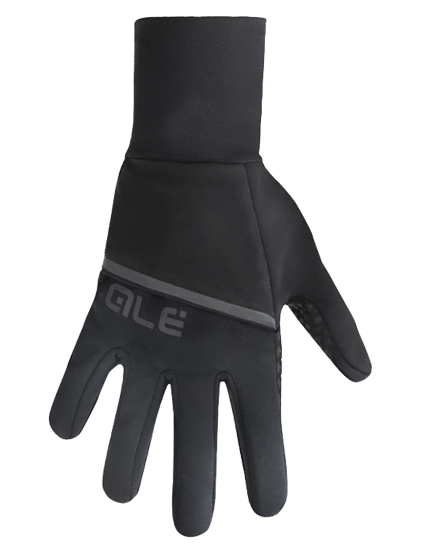 
                ALÉ Cyklistické rukavice dlhoprsté - SCIROCCO 2-IN-1 - čierna M
            