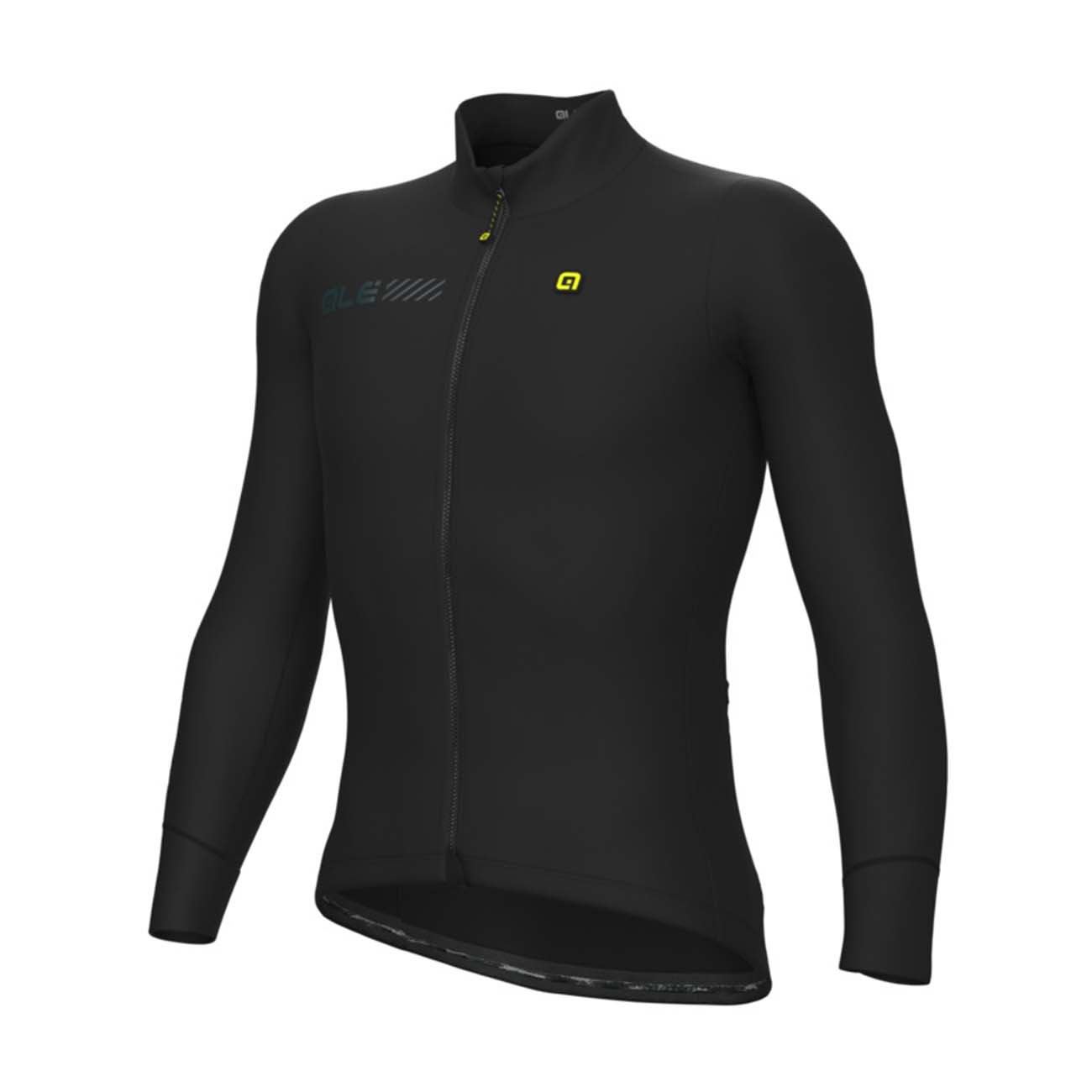 E-shop ALÉ Cyklistická zateplená bunda - FONDO 2.0 SOLID - čierna