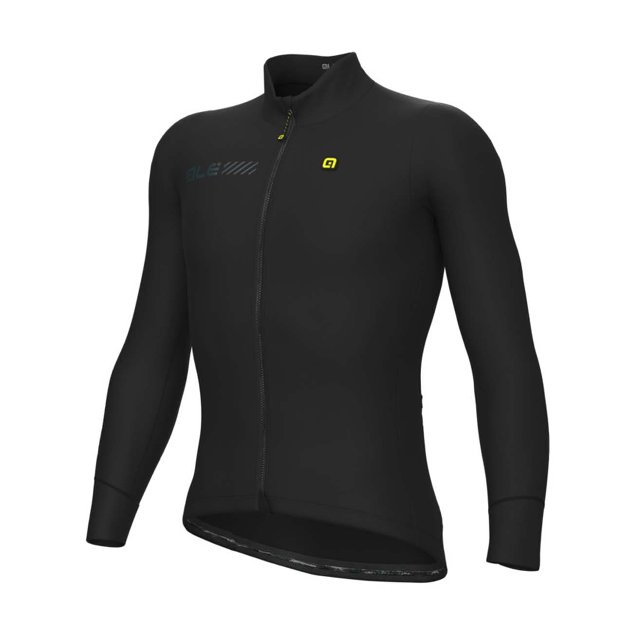 ALÉ Cyklistická zateplená bunda - FONDO 2.0 PRAGMA - čierna