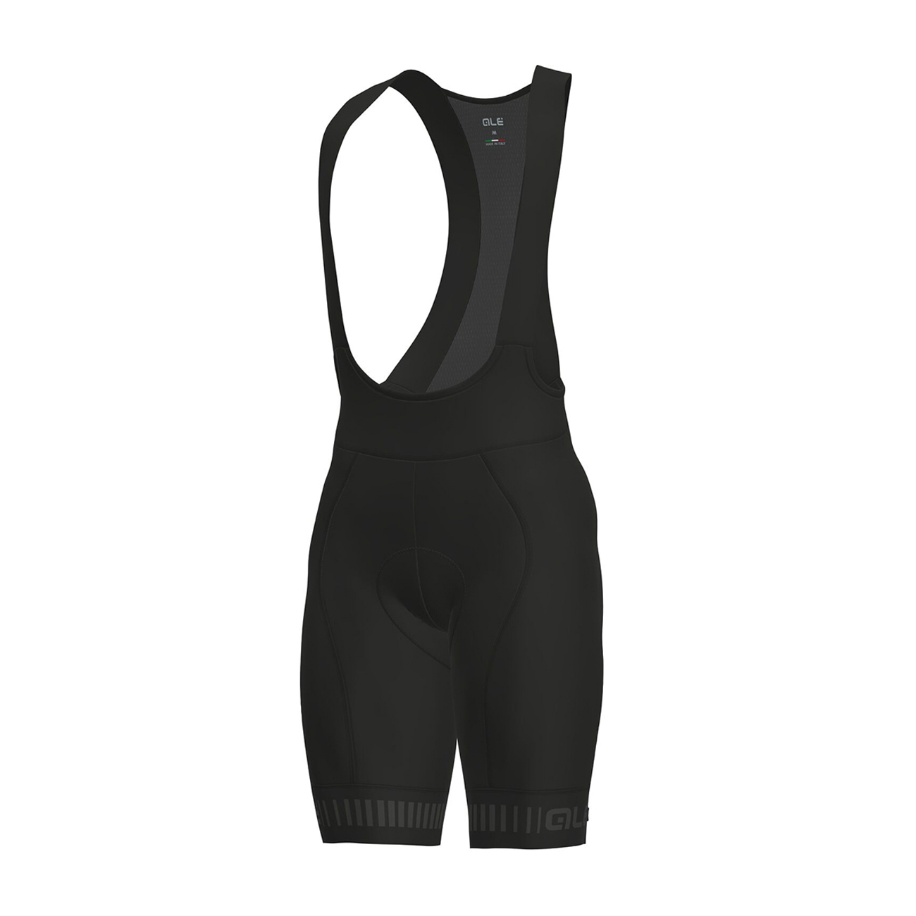 
                ALÉ Cyklistické nohavice krátke s trakmi - STRADA - čierna/šedá XL
            