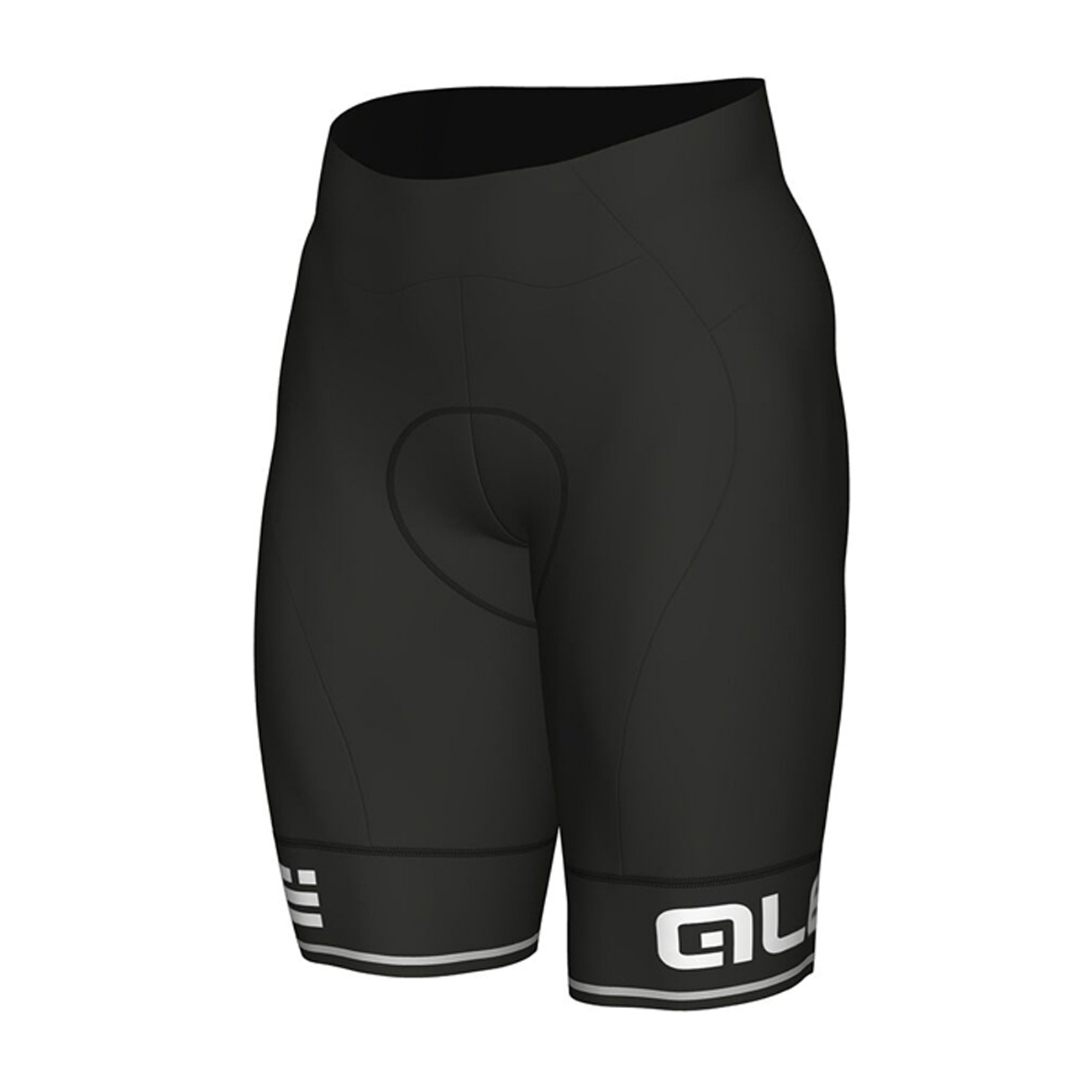 E-shop ALÉ Cyklistické nohavice krátke s trakmi - CORSA - čierna/biela S