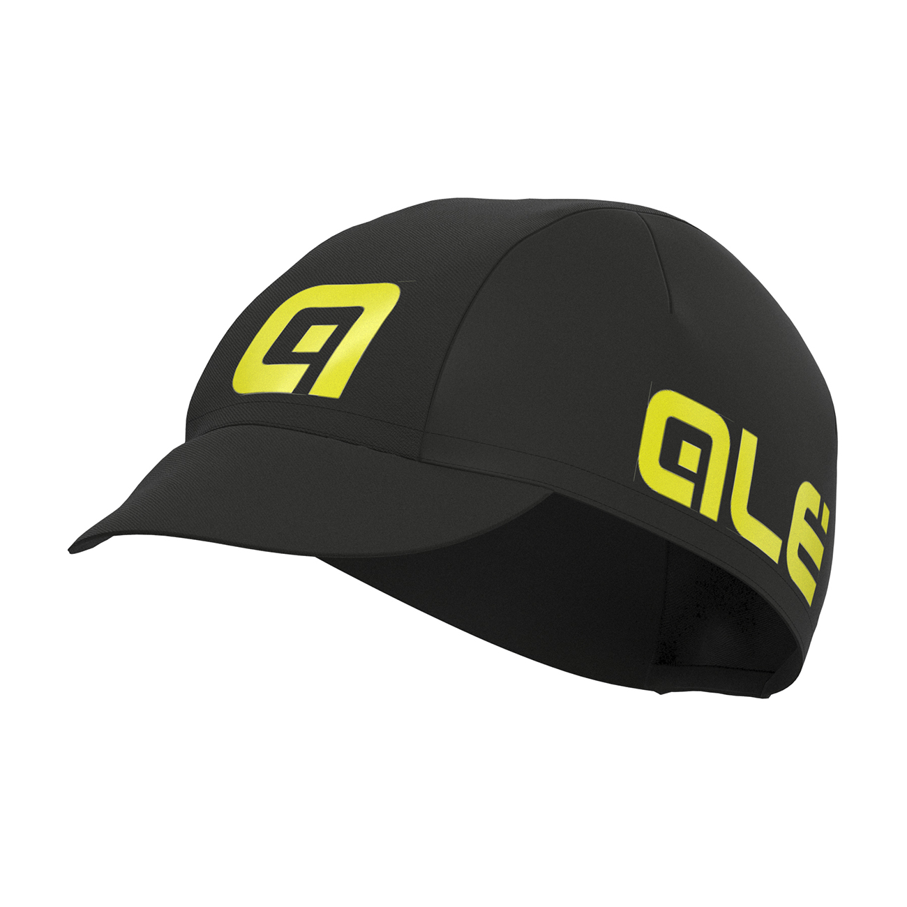 E-shop ALÉ Cyklistická čiapka - COTTON - čierna/žltá