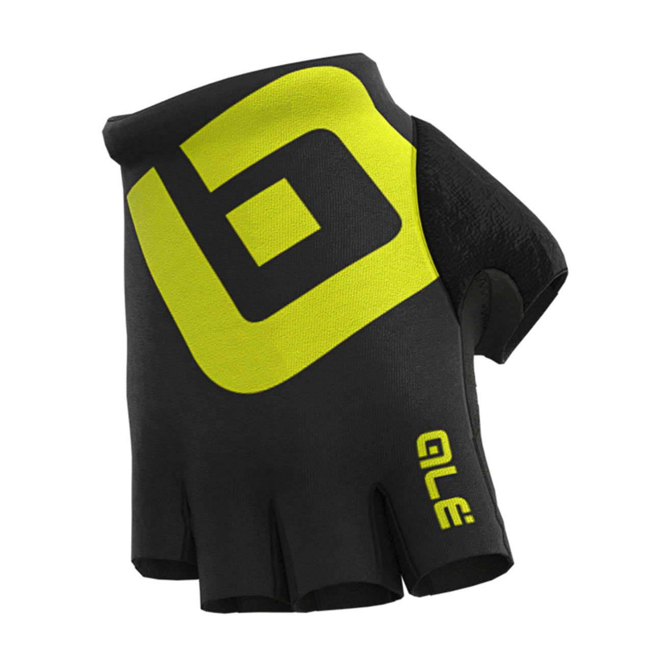 
                ALÉ Cyklistické rukavice krátkoprsté - AIR - čierna/žltá XL
            