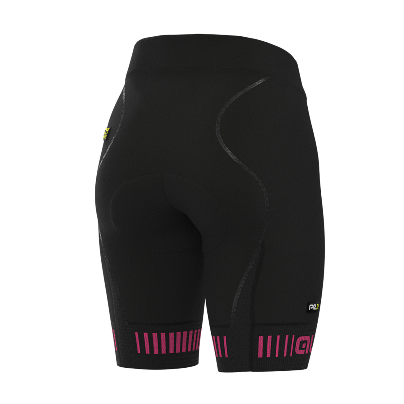 
                ALÉ Cyklistické nohavice krátke bez trakov - GRAPHICS PRR STRADA LADY - čierna/ružová XS
            
