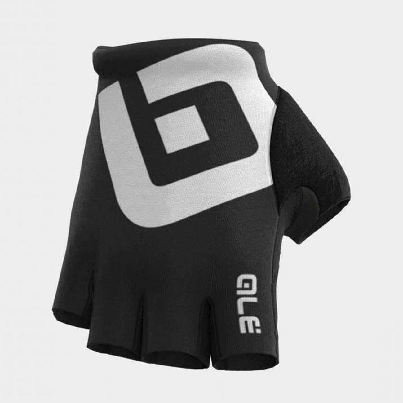 
                ALÉ Cyklistické rukavice krátkoprsté - AIR - čierna/biela XL
            
