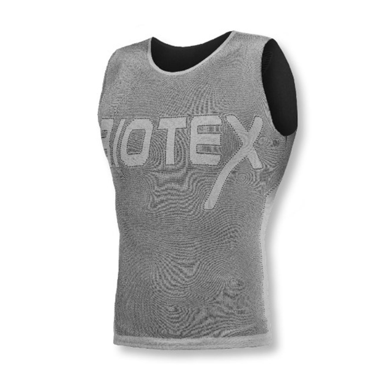 BIOTEX Cyklistické tričko bez rukávov - REVERSE - šedá