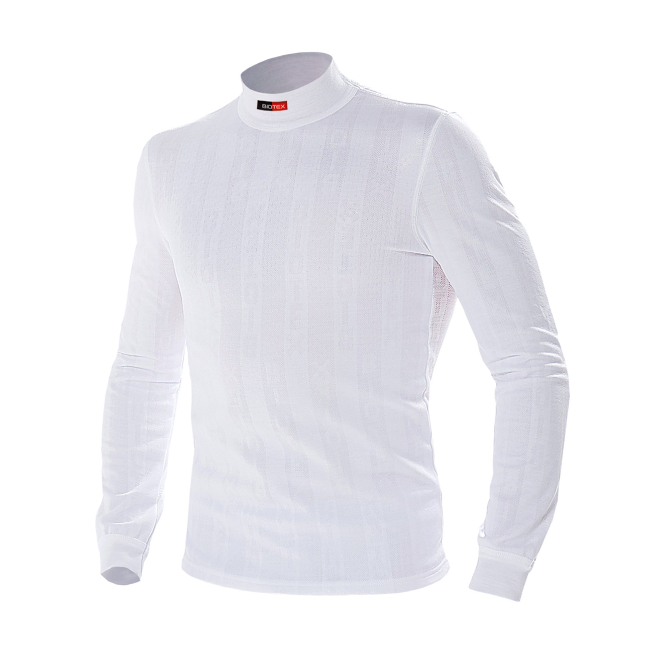 BIOTEX Cyklistické tričko s dlhým rukávom - WINDPROOF - biela