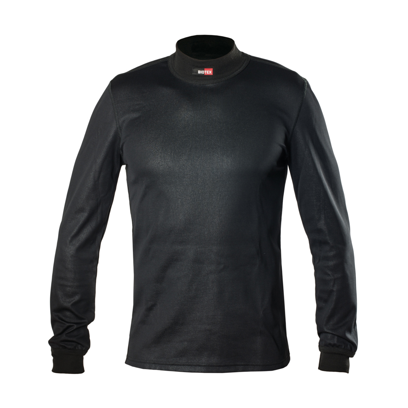 BIOTEX Cyklistické tričko s dlhým rukávom - WINDPROOF - čierna