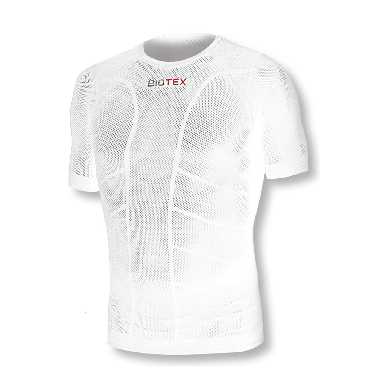 BIOTEX Cyklistické tričko s krátkym rukávom - SUN MESH - biela