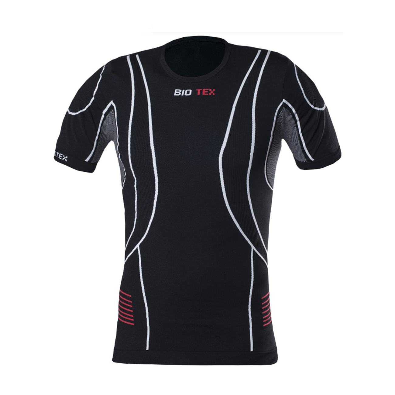 
                BIOTEX Cyklistické tričko s krátkym rukávom - HIGHTECH WARM - čierna
            