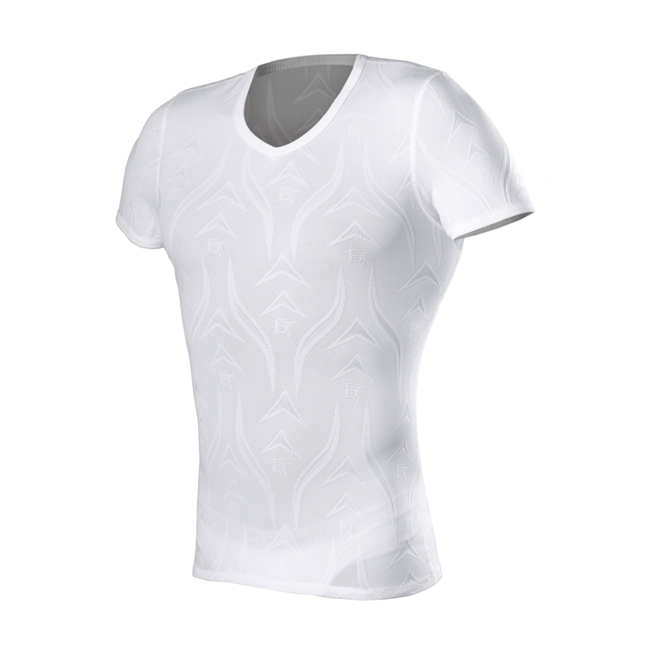 BIOTEX Cyklistické tričko s krátkym rukávom - SECOND SKIN - biela