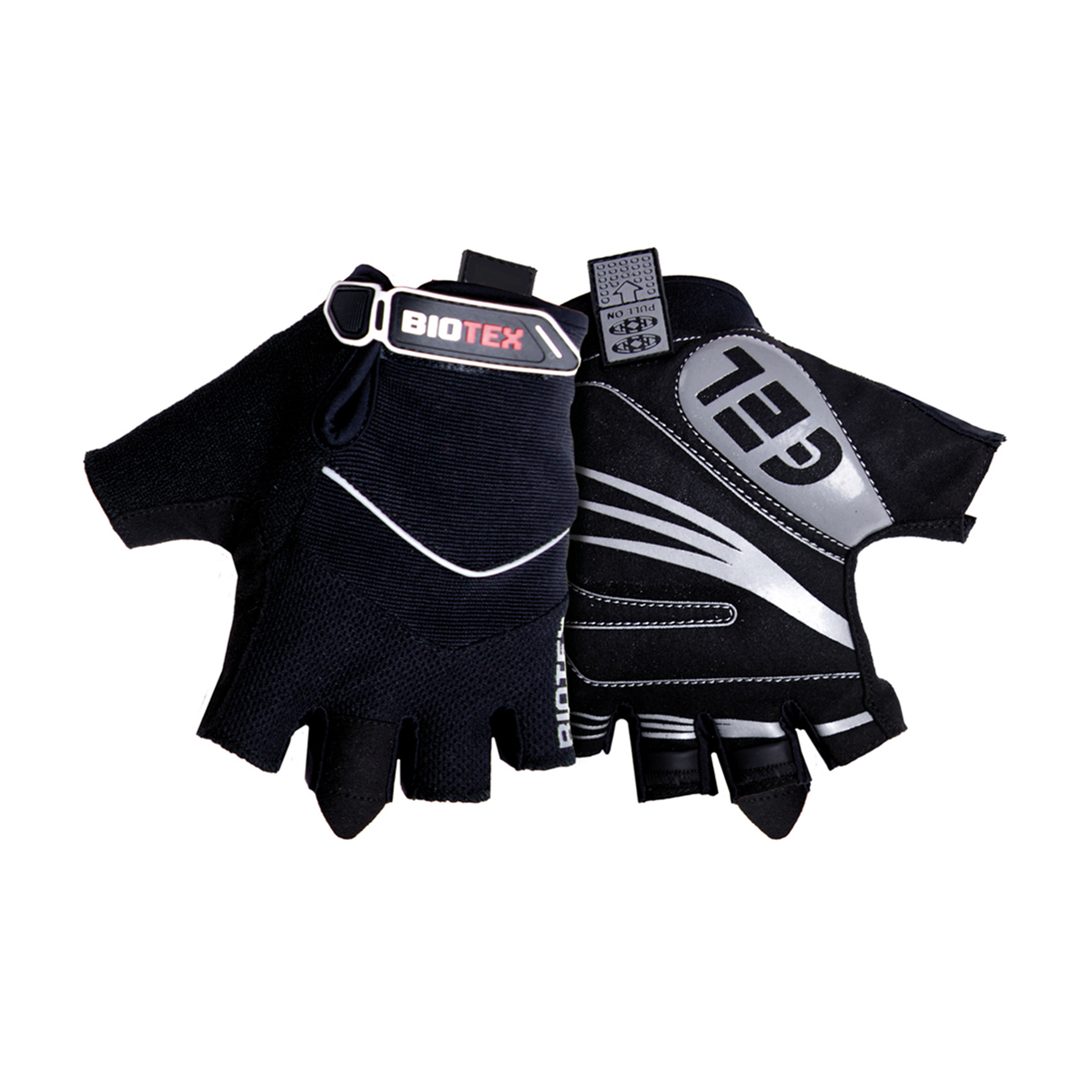 E-shop BIOTEX Cyklistické rukavice krátkoprsté - SUMMER - čierna S