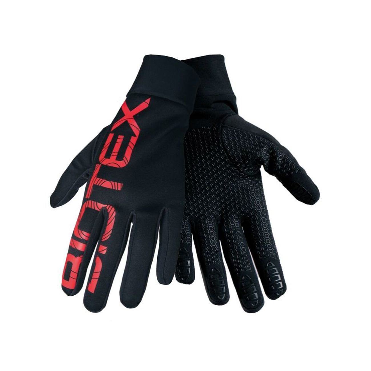 
                BIOTEX Cyklistické rukavice dlhoprsté - THERMAL TOUCH GEL - čierna/červená 2XL
            