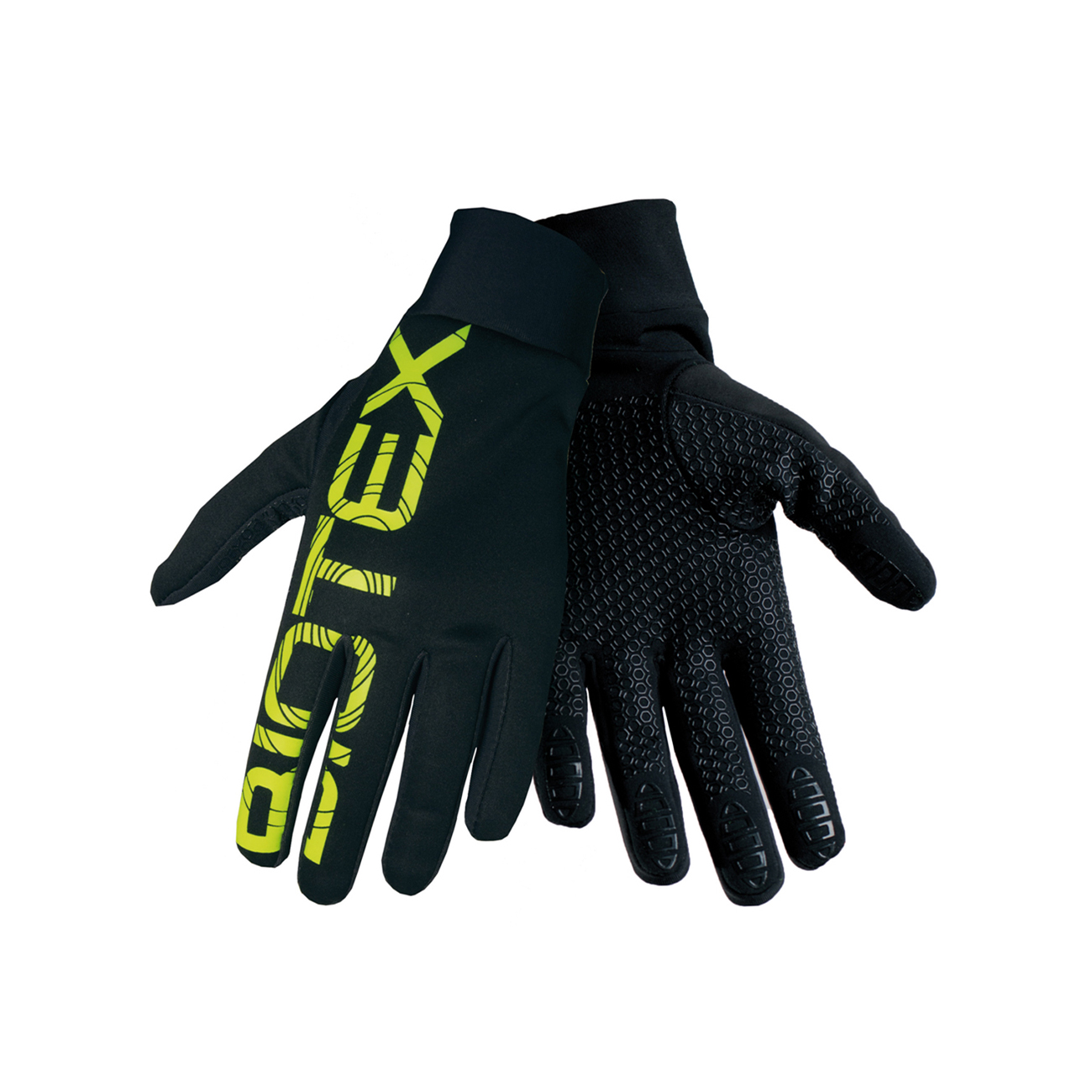 
                BIOTEX Cyklistické rukavice dlhoprsté - THERMAL TOUCH GEL - žltá/čierna
            