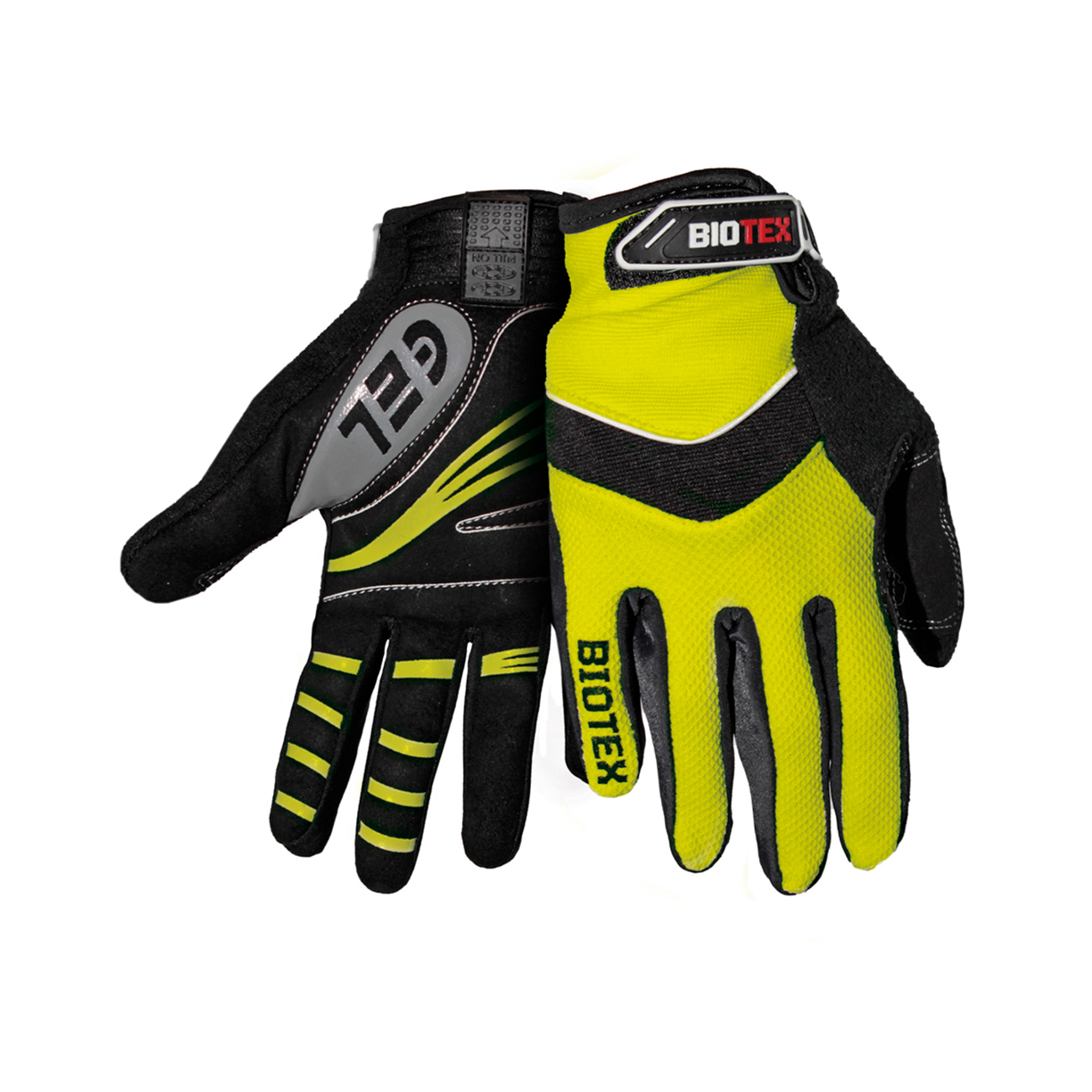
                BIOTEX Cyklistické rukavice dlhoprsté - SUMMER - čierna/žltá L
            