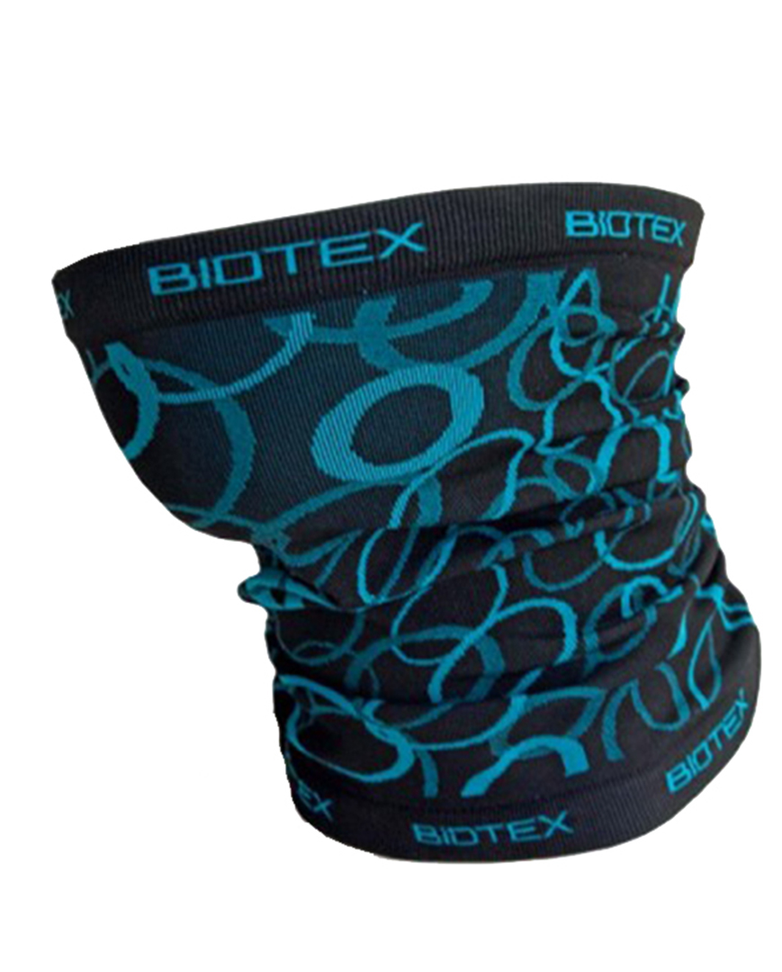 
                BIOTEX Cyklistický nákrčník - MULTIFUNCTIONAL - čierna/modrá UNI
            