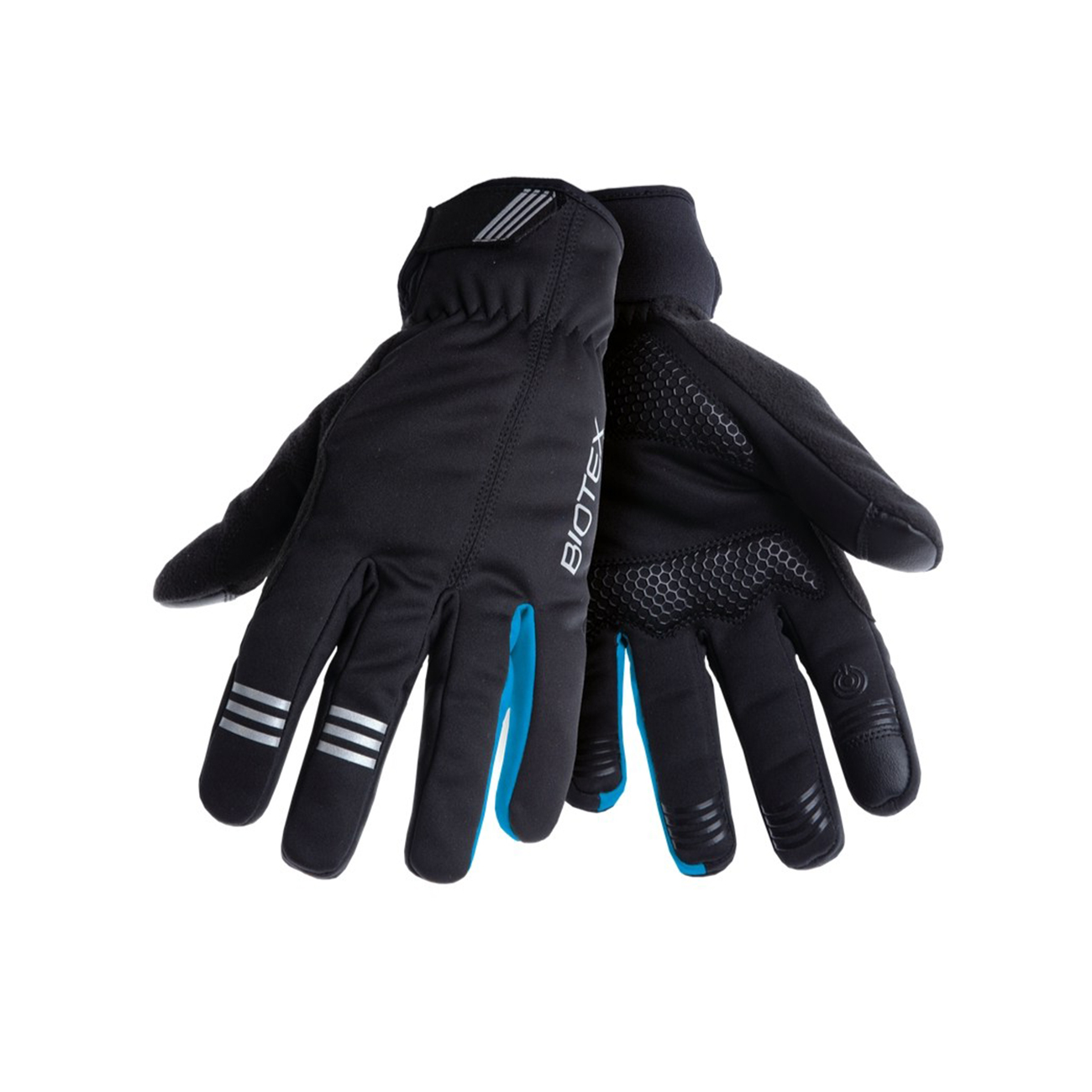 
                BIOTEX Cyklistické rukavice dlhoprsté - EXTRAWINTER - čierna/modrá L
            