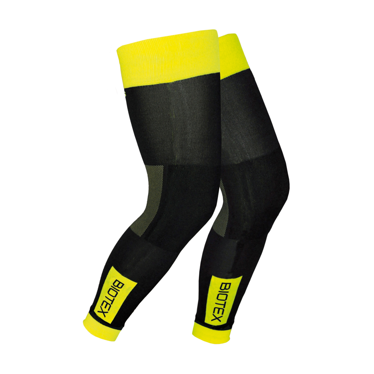 
                BIOTEX Cyklistické návleky po celej dĺžke nohy - THERMAL - čierna/zelená/žltá M
            
