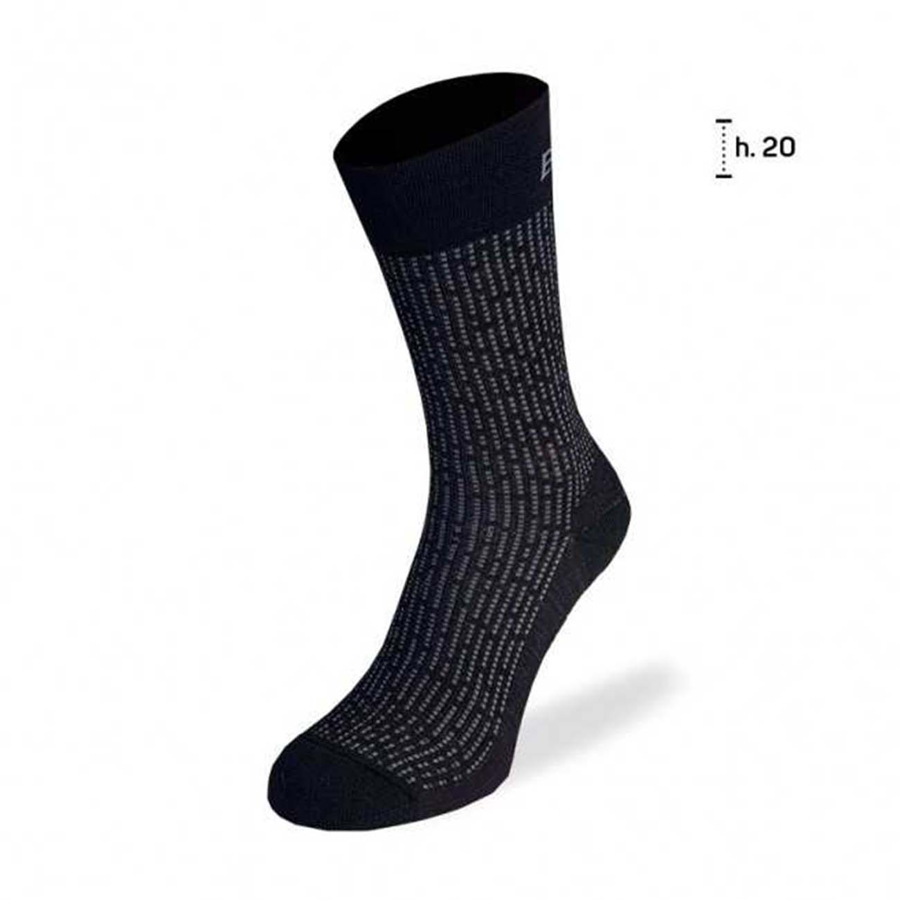E-shop BIOTEX Cyklistické ponožky klasické - 3D - čierna/šedá 37-39