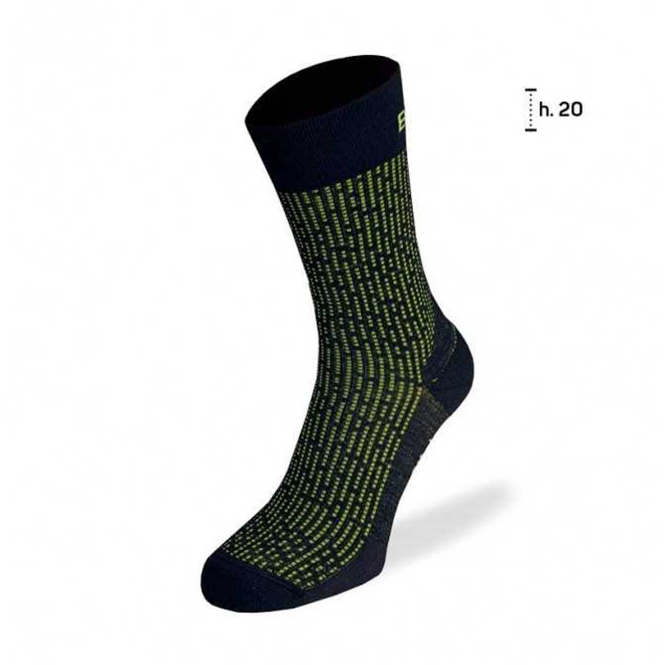 E-shop BIOTEX Cyklistické ponožky klasické - 3D - čierna/žltá