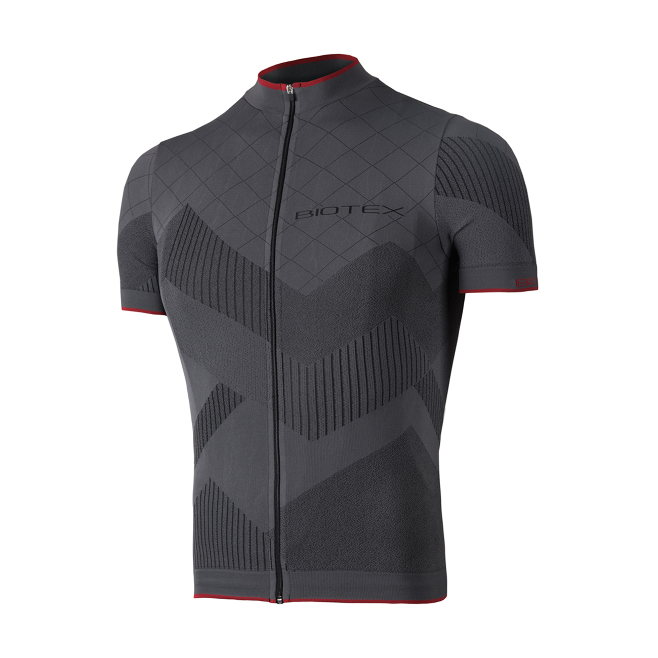 
                BIOTEX Cyklistický dres s krátkym rukávom - SOFFIO - šedá XL-2XL
            