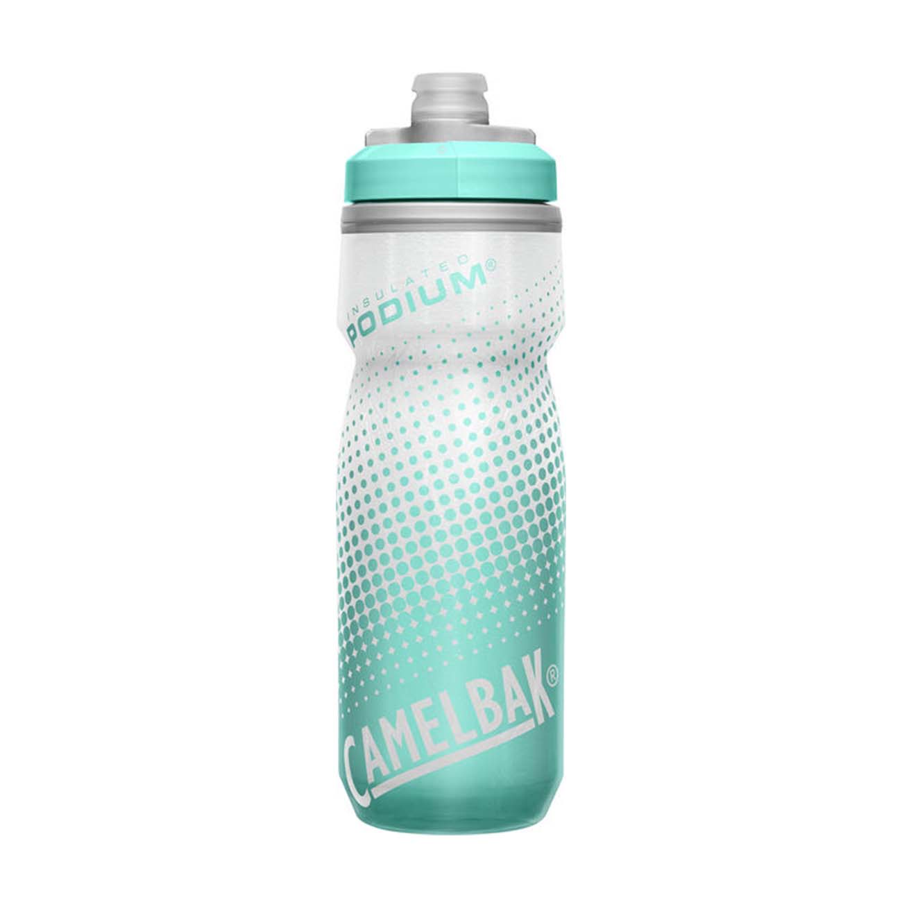 
                CAMELBAK Cyklistická fľaša na vodu - PODIUM® CHILL - biela/modrá
            