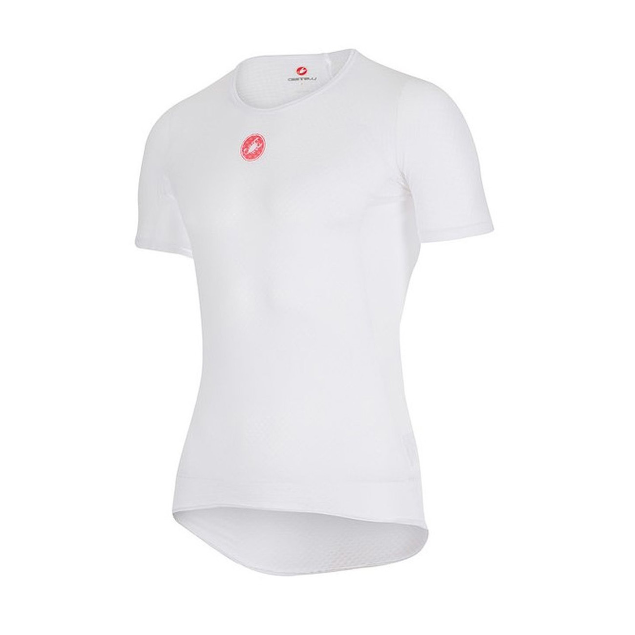 CASTELLI Cyklistické tričko s krátkym rukávom - PRO ISSUE - biela