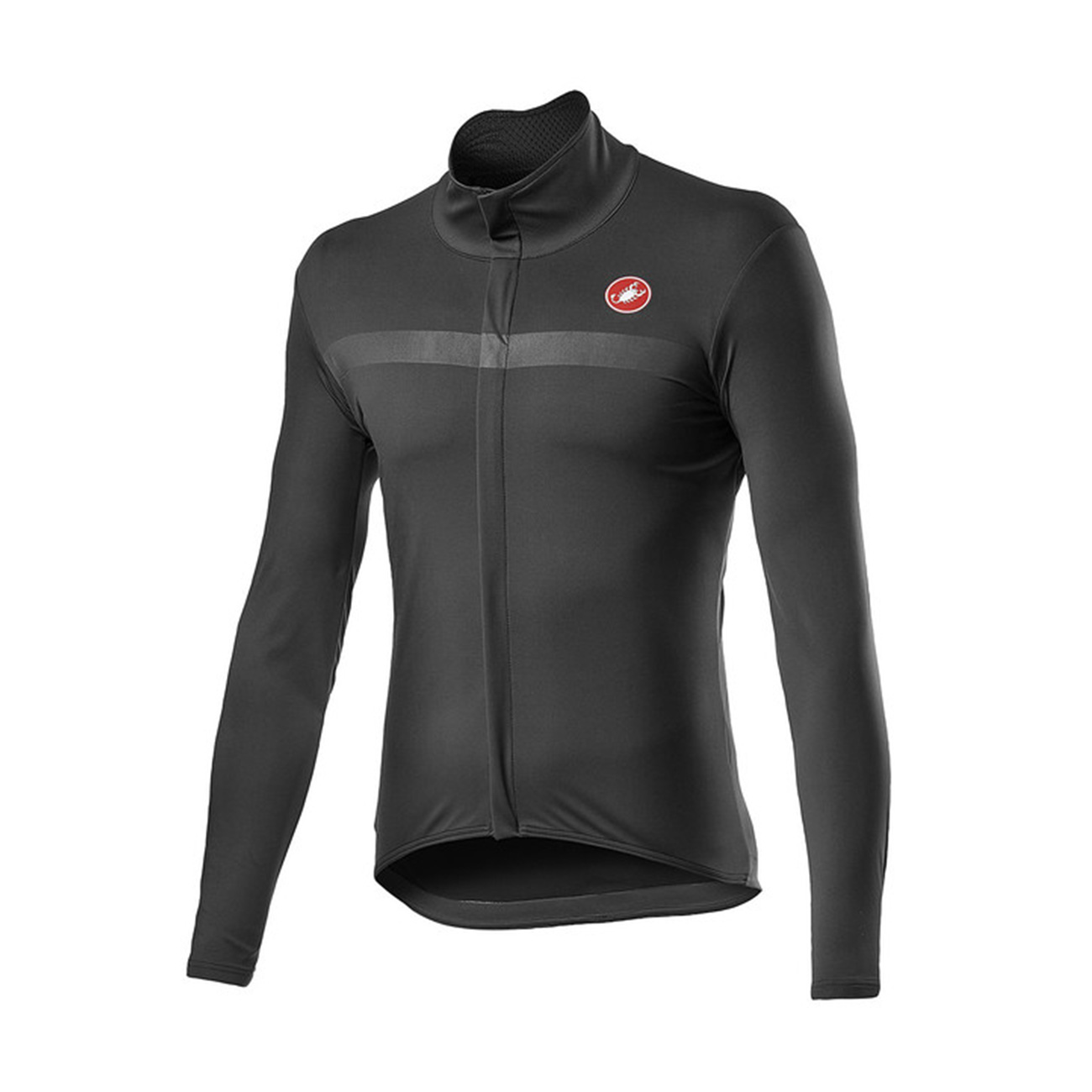 
                CASTELLI Cyklistická vetruodolná bunda - GOCCIA  - šedá 2XL
            